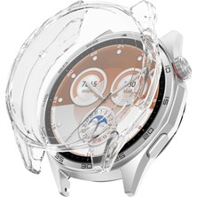 Caseonn Huawei Watch Gt 6 46MM Kılıf Ekran Korumalı 360 Tam Koruma Şeffaf