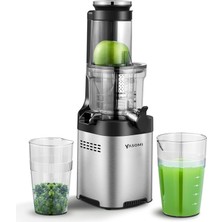 Yasomi Fruitforce 8 Segmentli 180W Katı Meyve ve Sebze Sıkacağı (Siyah)