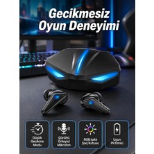 Elif Asya Ceyiz Tekstil Bluetooth Kulaklık Oyuncu Kulaklığı Rgb Işıklı Oyunlarda Düşük Gecikme