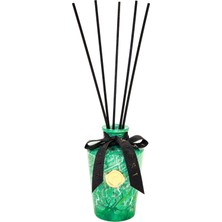 130 ml Yeşil Batik Cam Şişe Vanilya Sandal Oda Kokusu