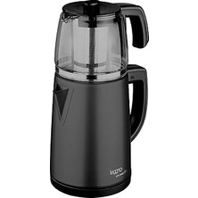 Leggno GRM102GTM Gourmet Pro Cam Demlikli Çay Makinesi Siyah
