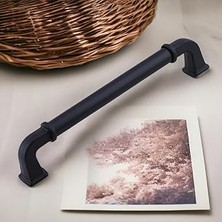 Alfa Metal Mat Siyah Kulp 192 mm 19.2 cm Mobilya Çekmece Mutfak Dolabı Dolap Kapak Kulp Kulb Kulpu