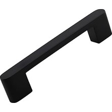 Uhud Kulp 96 mm Siyah Metal Mutfak Mobilya Çekmece Mutfak Dolap Dolabı Kulpları Kapak Kulbu 9.6 cm