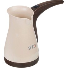 Sinbo SCM-2928 Elektrikli Türk Kahvesi Makinesi, Bej, 400 ml Su Kapasitesi, 5 Fincan Kapasite, Paslanmaz Çelik Gizli Rezistans, 1000 W