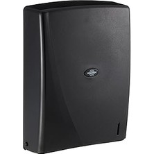 Rulopak R-1312S Modern Z Kat 400'LÜ Havlu Dispenseri, Plastik, Siyah