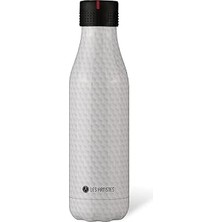 Les Artistes Paris Bottle Up Petek Deseni, 500 Ml, Honeycomb 16,5 Fl.oz+Stic'it Şişe, Yetişkin, Üniseks, Honeycomb (Beyaz) 500 ml