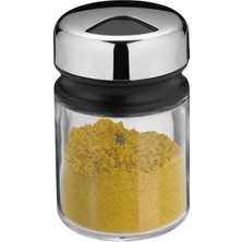Wmf Baharatlık, 100 Ml, Aroma Korumalı Kapaklı, Cam Baharat Kavanozu, Geniş Delikli Serpme Kapağı, Cromargan® Yüksek Kaliteli Paslanmaz Çelik, Bulaşık Makinesinde Yıkanabilir