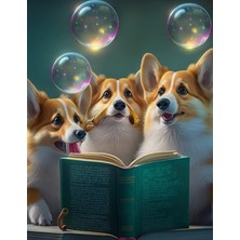 Independently Published Trio Corgi Sketchbook