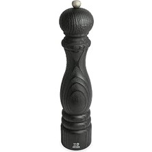 Peugeot - Paris Nature Black Tuz Değirmeni 30 cm + Tuz - Klasik Öğütme Derecesi Ayarı - Pefc Damgalı Geri Dönüştürülmüş Ahşaptan - Siyah