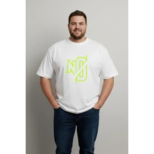 Vodexa T-Shirt Büyük Beden (Rahat Kalıp) Unisex Tişört 5xl | Pamuklu No Paın No Gaın Baskılı