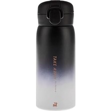 Karaca Skyfall Çelik Sızdırmaz Siyah Termos 350 ml