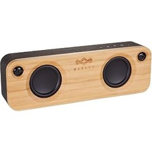 Marley House Of Get Together, Taşınabilir Bluetooth Hoparlör Kutusu, Kablosuz Bağlantı, Mikrofon, Oda Doldurucu Ses, 3,5 mm Aux Girişi, USB Bağlantı Noktası, 10 Saat Pil Ömrü, Siyah