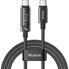 Mcdodo CA-8900 Usb-C To Usb-C 240W OLED Ekranlı Hızlı Şarj Kablosu 1.2m