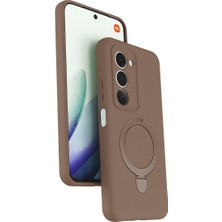 Bezos 15 4g Regal Standlı Kapak - Çöl Titanyum