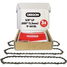 Oregon T44X3 Testere Zinciri, 3'lü Paket, Gri