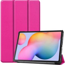 Constraın - Galaxy Tab A7 10.4 T500 (2020) ile Uyumlu Smart Cover Standlı 1-1 Kılıf-Pembe 2