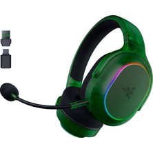 Razer Barracuda x Phantom Green Edition - Kablosuz Çoklu Platform Oyun Kulaklığı (285G, Triforce 40MM Sürücü, Çift Kablosuz Hyperspeed ve Bluetooth) Phantom Green