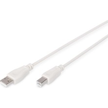Dıgıtus AK-300102-030-E 3m Usb2.0 Type-A To Type-B Kablo Beyaz