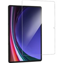 Babilden Samsung Tablet Için Tasarlanmış Uçtan Kenara Kapsama Tam Koruma Dayanıklı Temperli Cam (Galaxy Tab S9 X710)