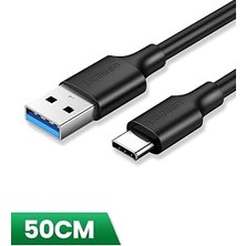 Ugreen USB 3.0 Type-C Data ve Şarj Kablosu 50 cm