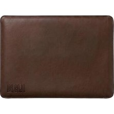 Minimalist 13 Inç Laptop Kılıfı, Vegan Deri, Su Itici Özellikli, Bilgisayar Notebook Laptop Çantası (Acı Kahve, 13 Inç)