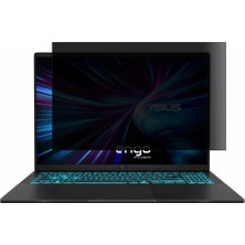 Engo Asus V16 V3607VU-RP061W 16 Inç Ile Uyumlu Hayalet Ekran Koruyucu Notebook, Yandan Görünmeyen Anti-Spy Gizlilik (Privacy) Laptop Koruması, 9h Temperli Nano Kırılmaz Esnek Cam, Parlama Önleyici