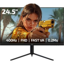 Gamepower Lucid S40 24.5'' 400Hz 0.2ms Fast Va E Spor Pivot Rgb Gaming Monitör