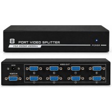 BK Teknoloji VGA-2508A 1 Giriş 8 Çıkış 250MHZ VGA Video Splitter Çoklayıcı 1920X1440