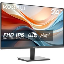 Kooruı E2411H 24 Inç Monitör Full Hd, 120 Hz, 5ms, Göz Konforu, Srgb%99 Farbumfangs, (1920 x 1080, Hdmı, Vga, Neigbar, Vesa 75X75)