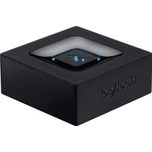 Logitech Kablosuz Bluetooth Adaptör, Pc/mac/akıllı Telefon/tablet/av Alıcısı Için Bluetooth Adaptörü, Tek Tuşla Kolay Eşleştirme, Çoklu Erişim Özelliği, 3,5 mm Ses ve Rca Çıkışları, Siyah/mavi