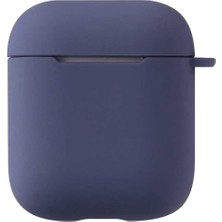 Zore Apple ile Uyumlu Airpods Kılıf Airbag 11 Silikon Lacivert