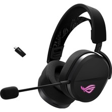 Asus Rog Pelta Siyah Kablosuz Gaming (Oyuncu) Kulaklık