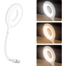 Xspring USB Işığı, Ayarlanabilir USB Lamba, Taşınabilir Küçük Okuma Lambası, Ses Kontrollü LED Usbs Gece Lambası, Masa Halka Işığıs, Klavye Işığıs, Laptop Işığı, Ses Kontrollü 3 Renk Değişimi