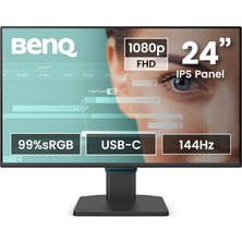 Benq GW2490C 23,8 Inç 1080P Fhd 144 Hz IPS Eye-Care Ev Ofis Monitörü, Usb-C, 1080 x 1920, Visual Optimizer, Titreşimsiz, Düşük Mavi Işık, Süper Hafif Çerçeve, Tüv Sertifikalı, Eye-Careu