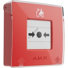 Shopwave Ajax, Manual Call Point, Kablosuz, Kırbas Butonu Nc, Kırmızı