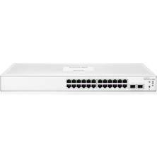 Aruba A Hewlett Packard Enterprise Company Unbekannt Instant On 1830 24 Port GB Akıllı Yönetilebilir Katman 2 Ethernet Anahtarı | 24 x 1g | 2x Sfp | Fansız | Ab Kablosu (JL812A#ABB)