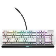 Alienware Yeni Düşük Profilli Rgb Oyun Klavyesi AW510K Işık, Anahtar Başına Alienfx Rgb Aydınlatma, Medya Kontrolleri ve USB Geçişi, Cherry Mx Düşük Profilli Kırmızı Anahtarlar, Ay Işığı