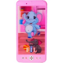 Moontime Alaçatı Oyuncak Fil Desenli Pilli Cep Telefonu Pembe TLF6003
