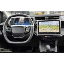 Ford Puma ile Uyumlu 2025 Model Multimedya ve Gösterge Panel 9h Nano Ekran Koruyucu 2li Set