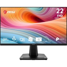Msı 21.45" Pro MP225 E12VL, Kurumsal Monitör, Fhd, 16:9 Flat, Va, 120Hz, 1ms (Mprt), Adaptive-Sync