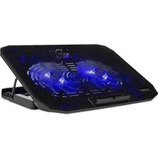Classone M40 Gaming Laptop Soğutucu Notebook Standı, Mavi Led,14-15.6-17 Inch Uyumlu, 2 Fan, 2 USB