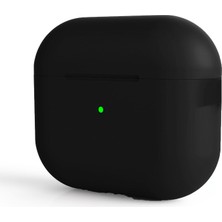 Zore Apple ile Uyumlu Airpods Pro 2 Standart Silikon Kılıf Siyah