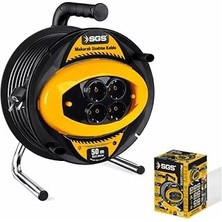 Sgs 2136 4lü Makaralı Uzatma Kablo 3x2.5 50MT