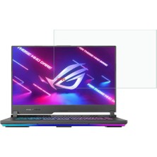 Engo Asus Rog Strix 15.6 Inç Ile Uyumlu Ekran Koruyucu Notebook, 9h Temperli Kırılmaz Esnek Nano Cam, Çizilmeye ve Darbeye Dayanıklı Laptop Koruma, Hd Şeffaf