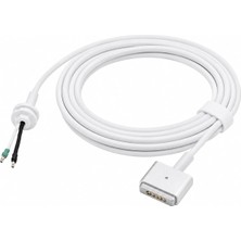 Primex Px-Mac2 Magsafe 2 Güç Adaptörü Kablosu, Apple MacBook A1425 A1435 A1465 A1502 Uyumlu, 5 Pin T Stili Manyetik Şarj Tamir Kablosu, 45W 60W 85W Adaptör Için, 1.8 Metre