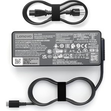 65 W USB C Tipi C Ac Şarj Lenovo Thinkpad E580 E585 E590 E590S E595 T480 T490 T580 Yoga C940 C740 Thinkbook ADLX65YCC3A Laptop Güç Kaynağı Adaptörü Kablosu ile Uyumlu