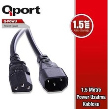 Qport Q Powu 1.5 Metre Power Uzatma Kablosu
