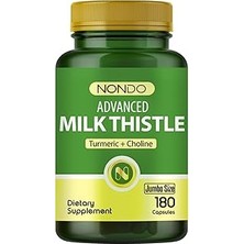 Renas Store Nondo Milk Thistle 180 Kapsül Jumbo Boy (Deve Dikeni, Enginar, Slibin, Kolin, Zerdeçal, Magnezyum)