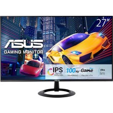 Asus VZ27EHF 27 IPS Freesync 1920X1080 1ms 100HZ HDMI Vesa Eyecare, Flıcker-Free,cercevesız,dusuk Mavı Isık Monitör