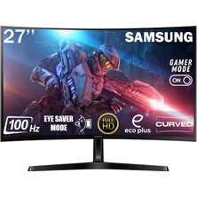 Samsung 27" Va S3 S36GD LS27D366GAUXUF 4ms 100Hz Hdmı-Dp Kavisli Monitör 1920X1080